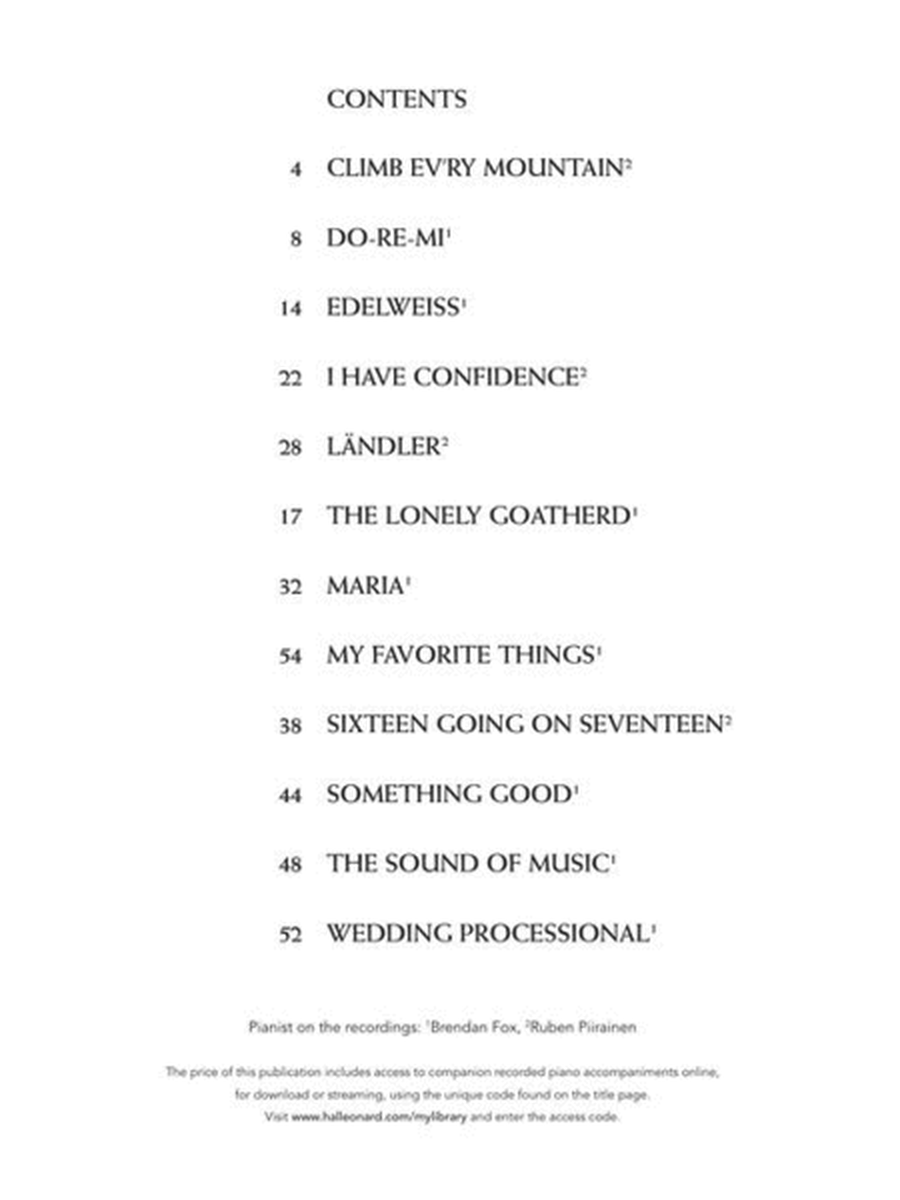 Sound Of Music For Classical Players - Flute Book/Ola
