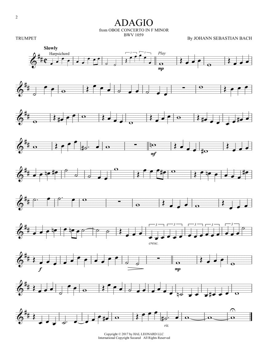 The Very Best Of Bach For Trumpet - Play Along Book/Ola
