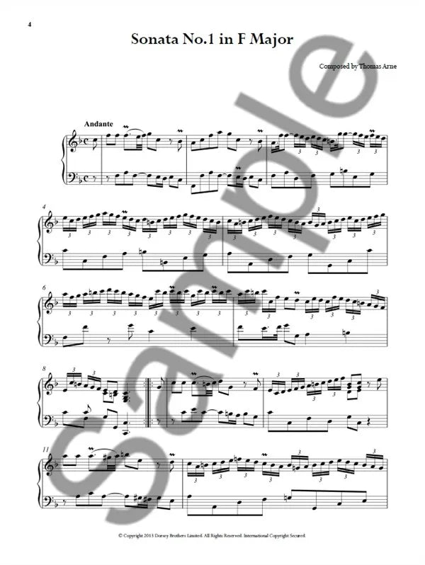 Library Of Baroque Music Piano Solo