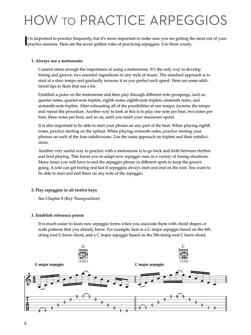 Arpeggios For The Modern Guitarist Book/Ola