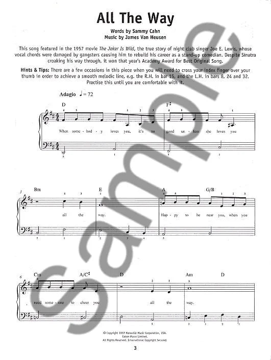 Frank Sinatra - Really Easy Piano Book (21 Sinatra Hits)