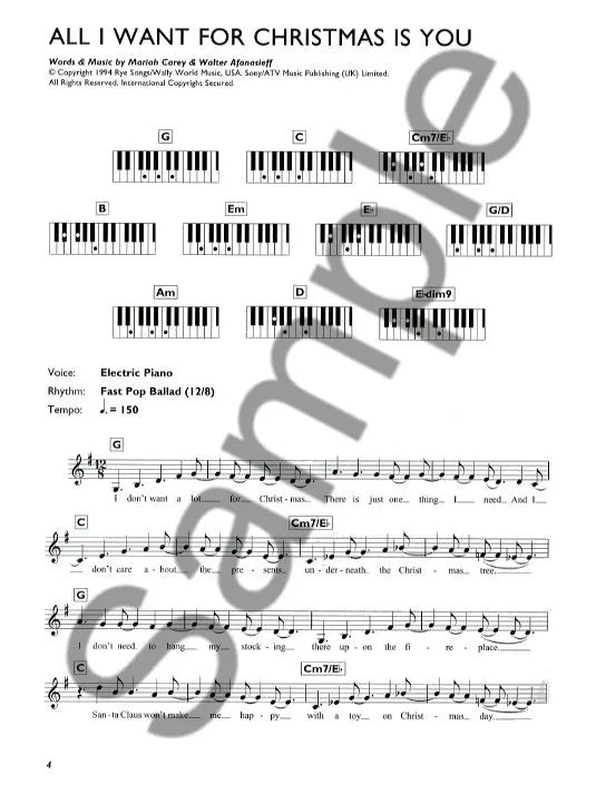 Easiest Keyboard Collection - Christmas Hits Book