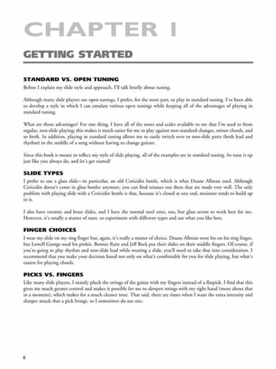 Warren Haynes - Guide To Slide Guitar Book/Ola