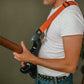 Ernie Ball Pickholder Polypro Guitar/Bass Strap - White