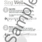 Sing - Vocal Warmups For All Styles Book