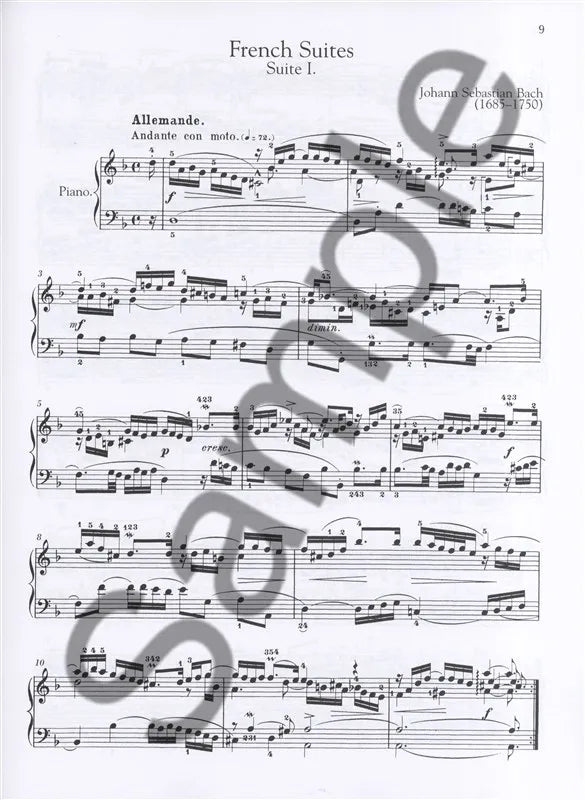 Bach - French Suites English Suites Complete