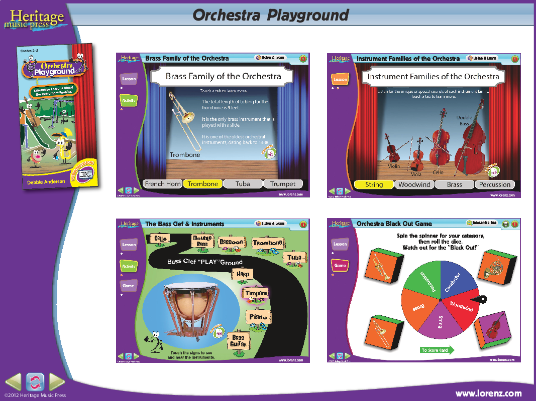 Orchestra Playground - Interactive Whiteboard Classroom CD-Rom