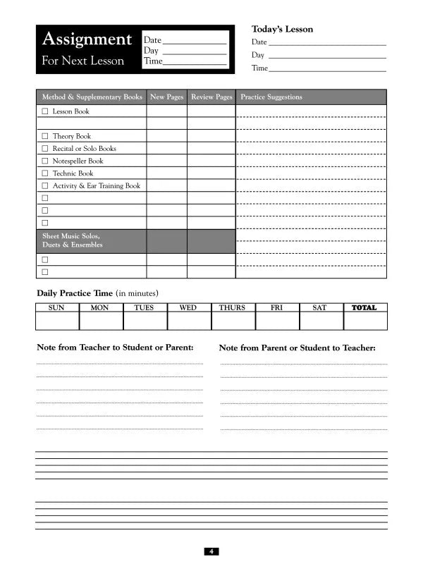 Alfreds Basic Piano- Lesson Assignment and Practice Book