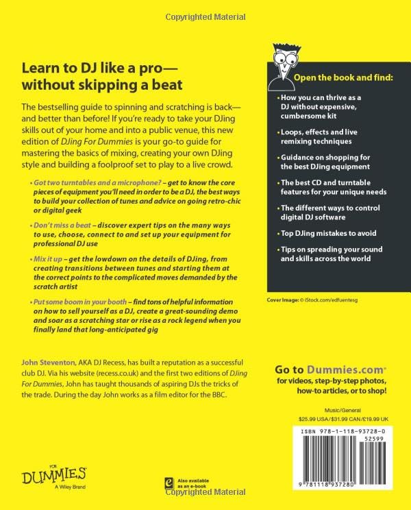 Djing For Dummies 3Rd Edition
