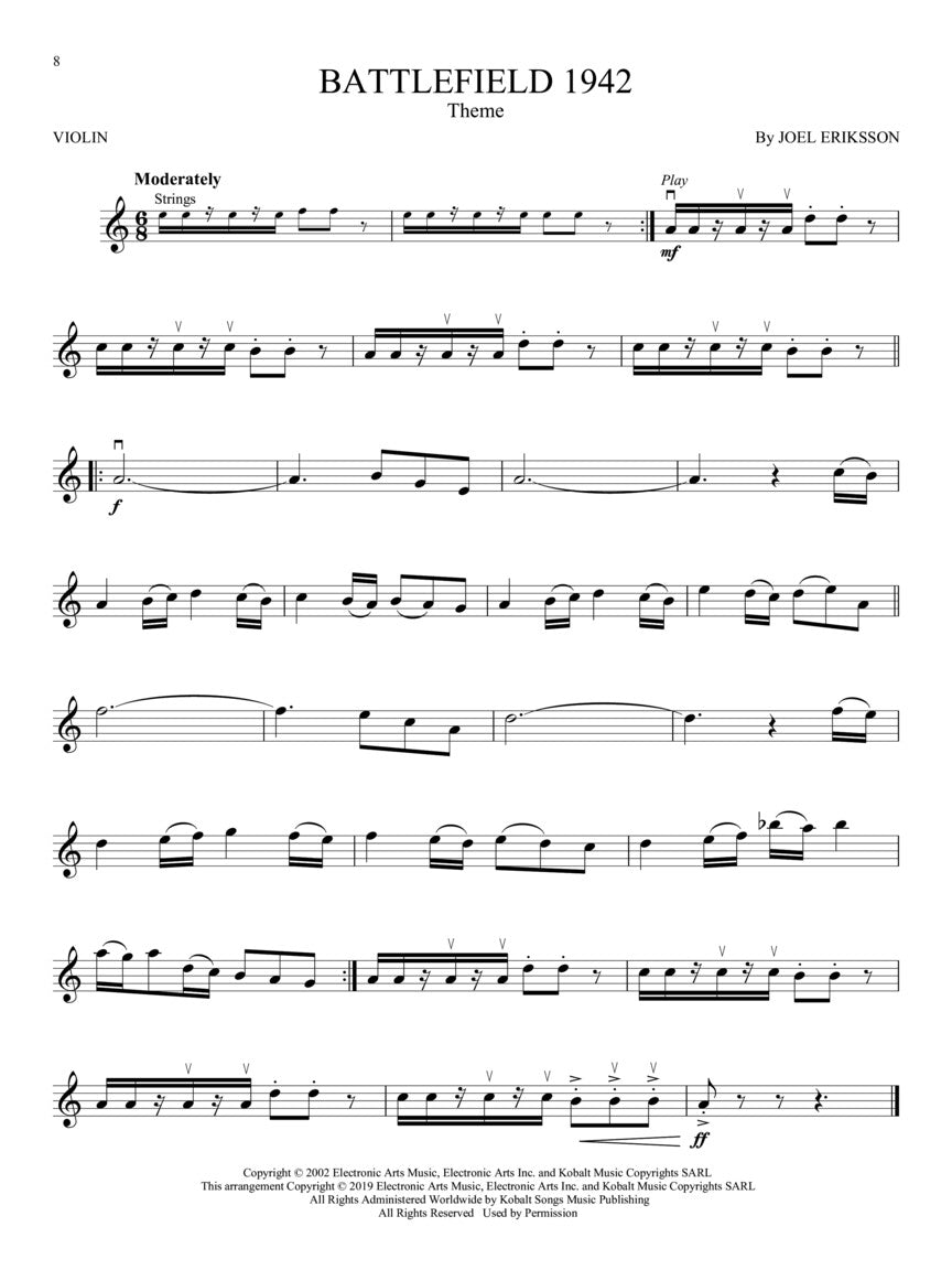 Video Game Music For Violin Play Along Book/Ola