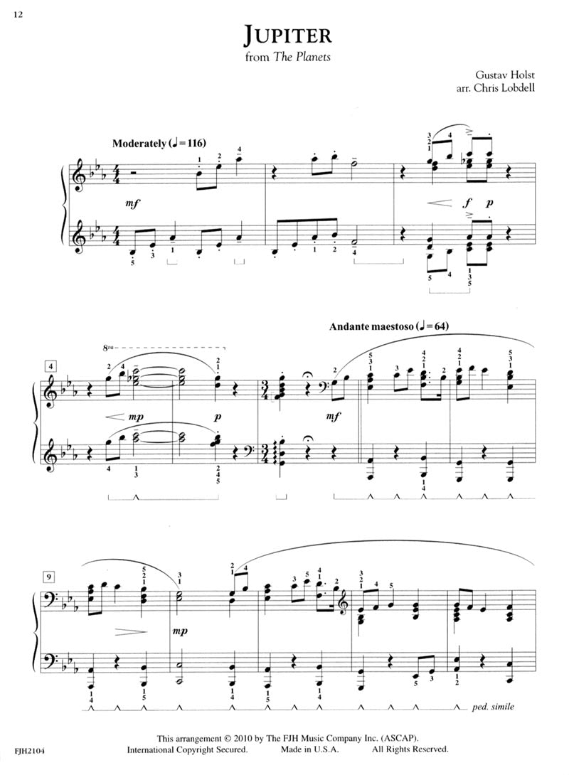 In Recital Advancing Pianist Classical Themes