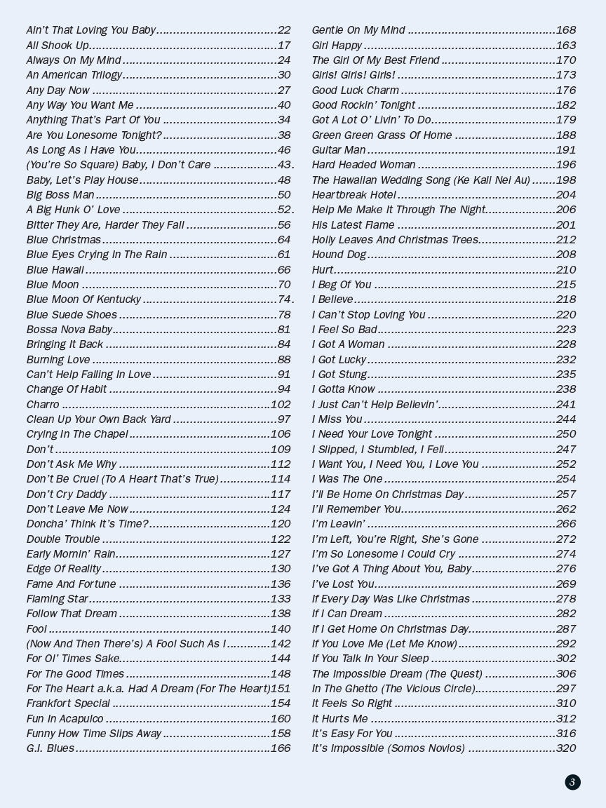 Elvis Presley Anthology Volume 1 - Piano/Vocal/Guitar Hardcover Songbook