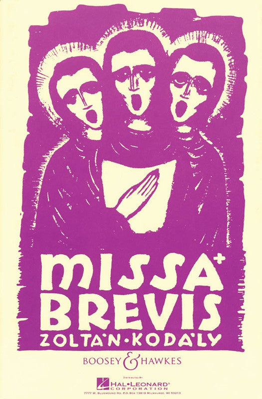 Zoltan Kodaly - Missa Brevis - SATB Vocal Sheet Music
