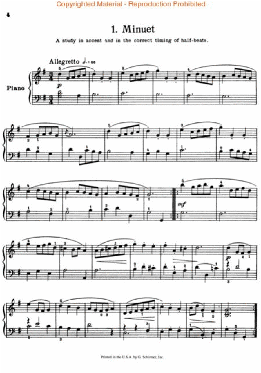 First Lessons In Bach Book 1 - 16 Classical Pieces by Johann Sebastian Bach