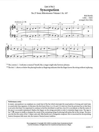 AMEB Harp Series 1 - Grade 1 Book