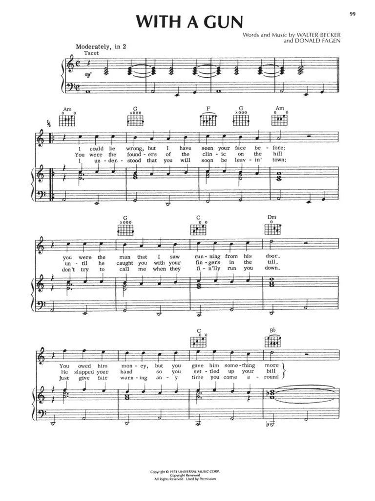 Steely Dan Complete PVG Songbook (62 Songs)