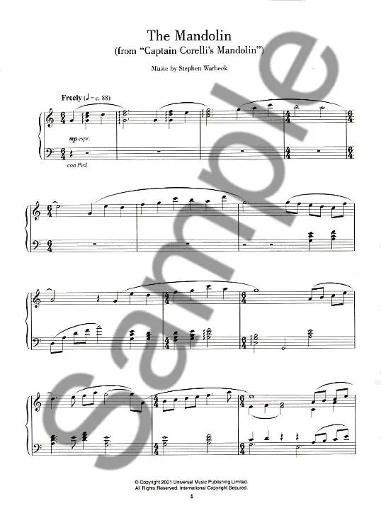 Great Piano Solos - Film Book (45 Songs)