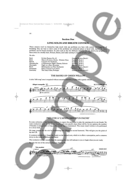 Trevor Wye Orchestral Flute Practice Book 1