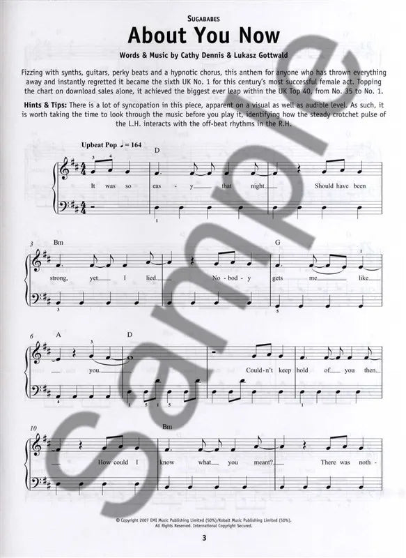 Piano Chart Hits - Really Easy Piano Songbook