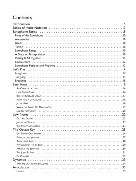 Step One - Play Tenor Saxophone Book/Ola