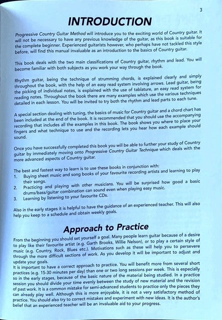 Progressive Country Guitar Method Book/Ola