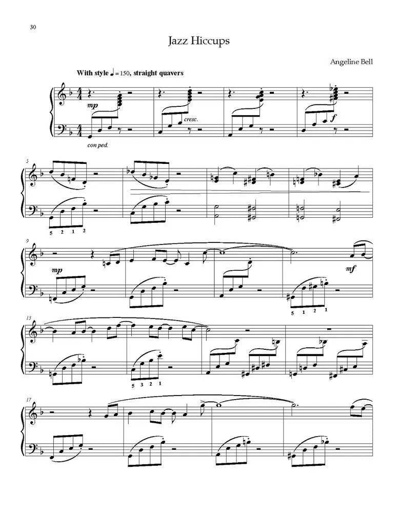 Angeline Bell - My Quirky Notebook Piano Book