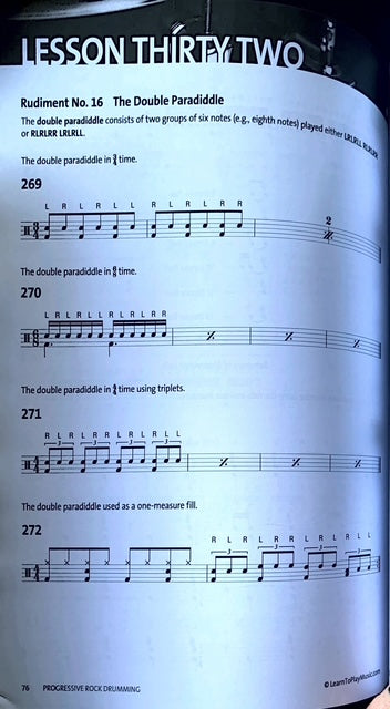 Progressive Rock Drumming Book/Ola