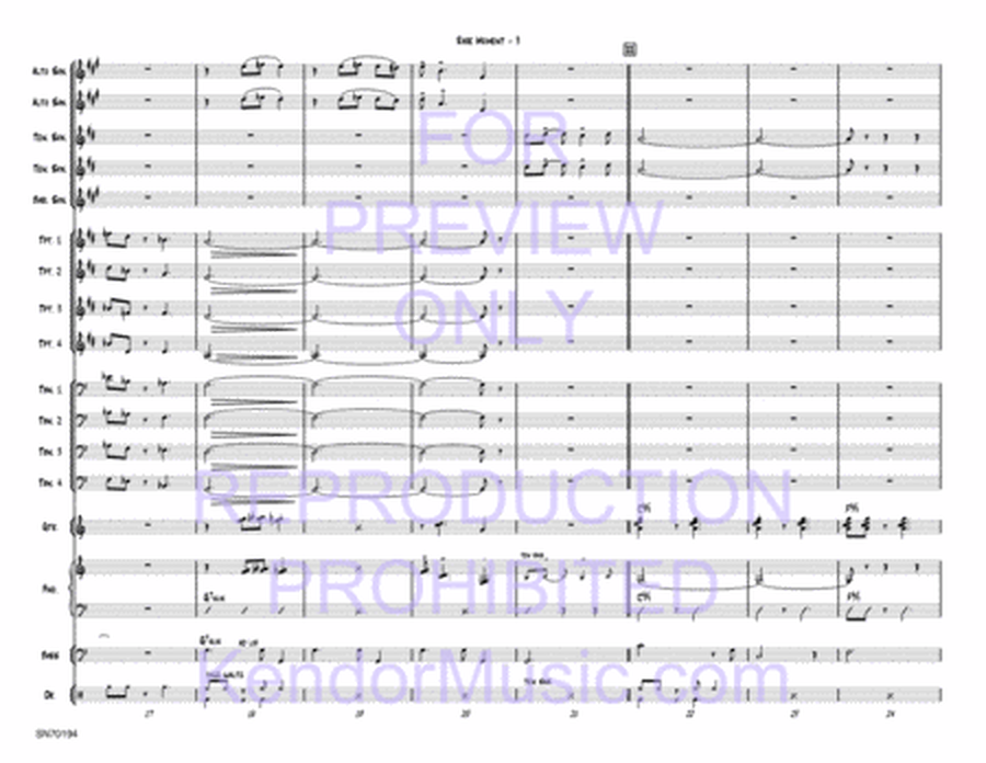 Rare Moment Jazz Ensemble Level 5 Score/Parts