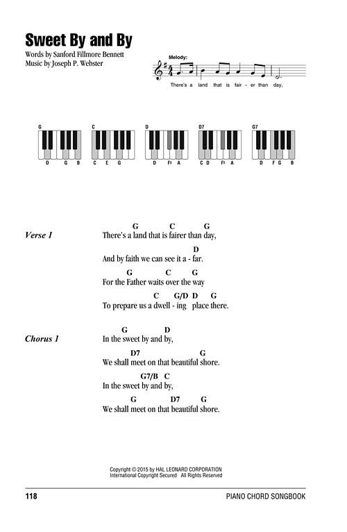Gospel Hymns Piano Chord Songbook (80 Songs)