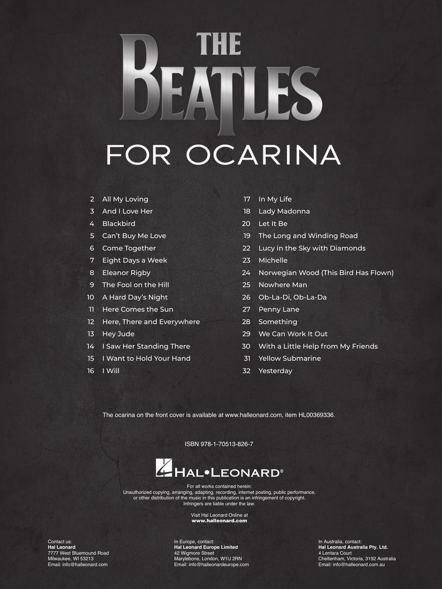 The Beatles For Ocarina Book