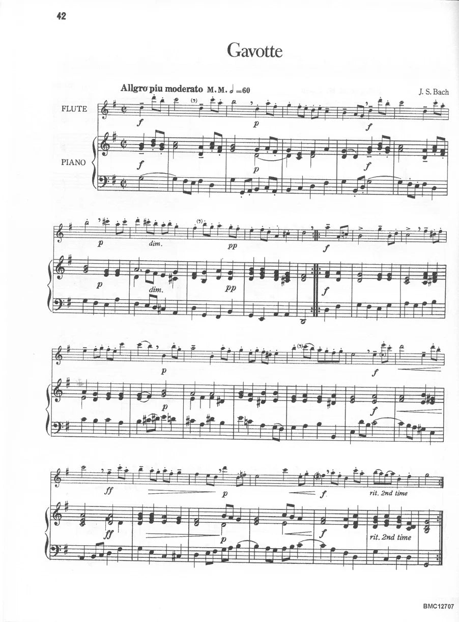 Famous Flute Favorites Flute/Piano Book - 40 Graded Flute Solos