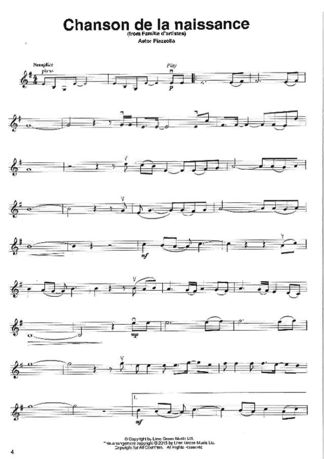 Piazzolla Tangos - Violin Play Along Volume 46 Book/Ola