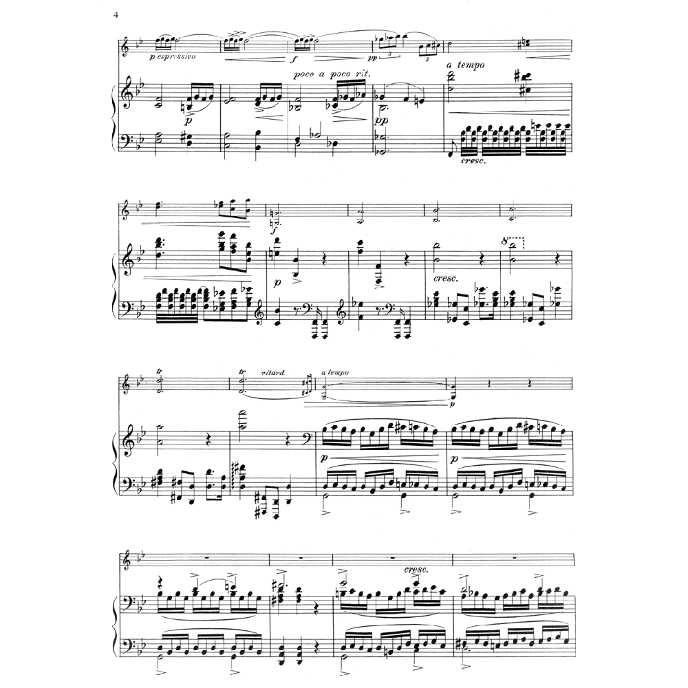 Henri Wieniawski - Legende Op 17 Violin with Piano Accompaniment Book