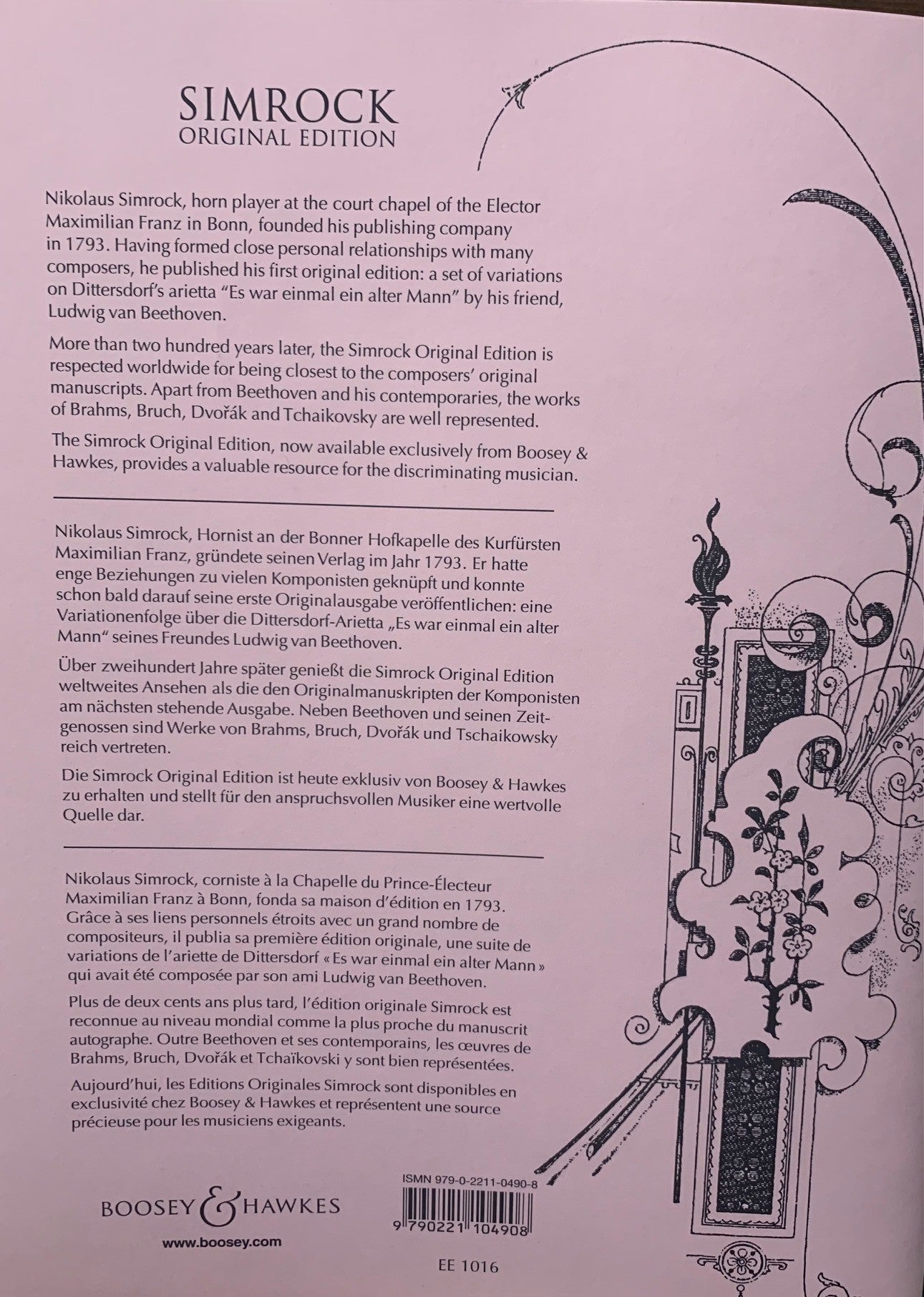 Mendelssohn - Violin Concerto E Minor Op 64 Violin/Piano Book