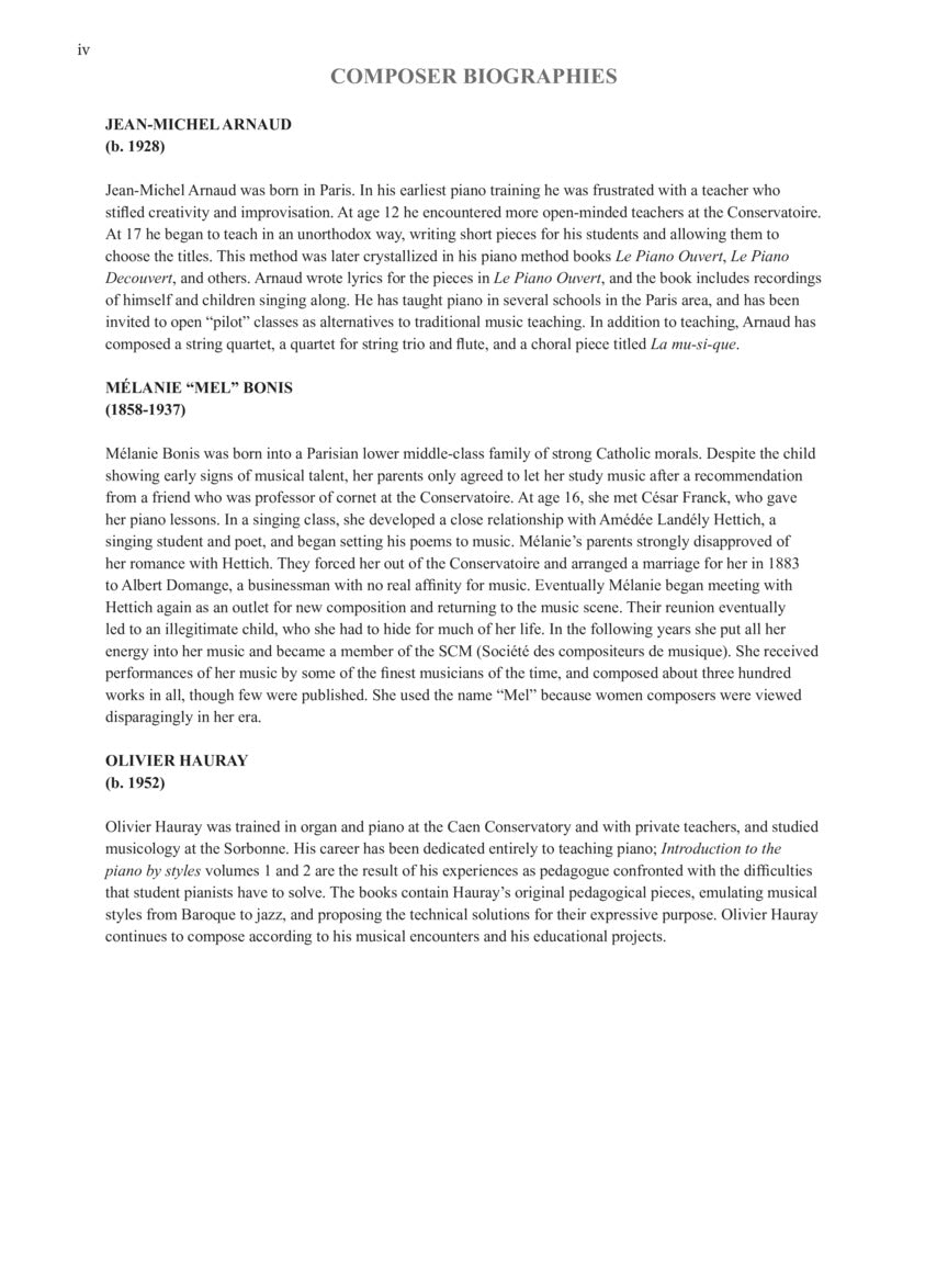 Bonjour Piano - Elementary Level Book