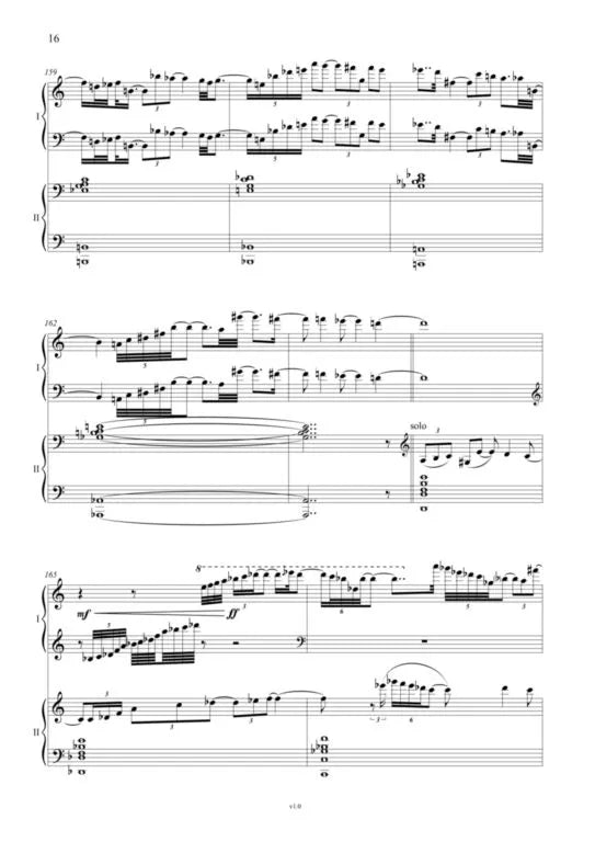 Carl Vine - Piano Concerto No 2 - Two Piano Arrangement Book
