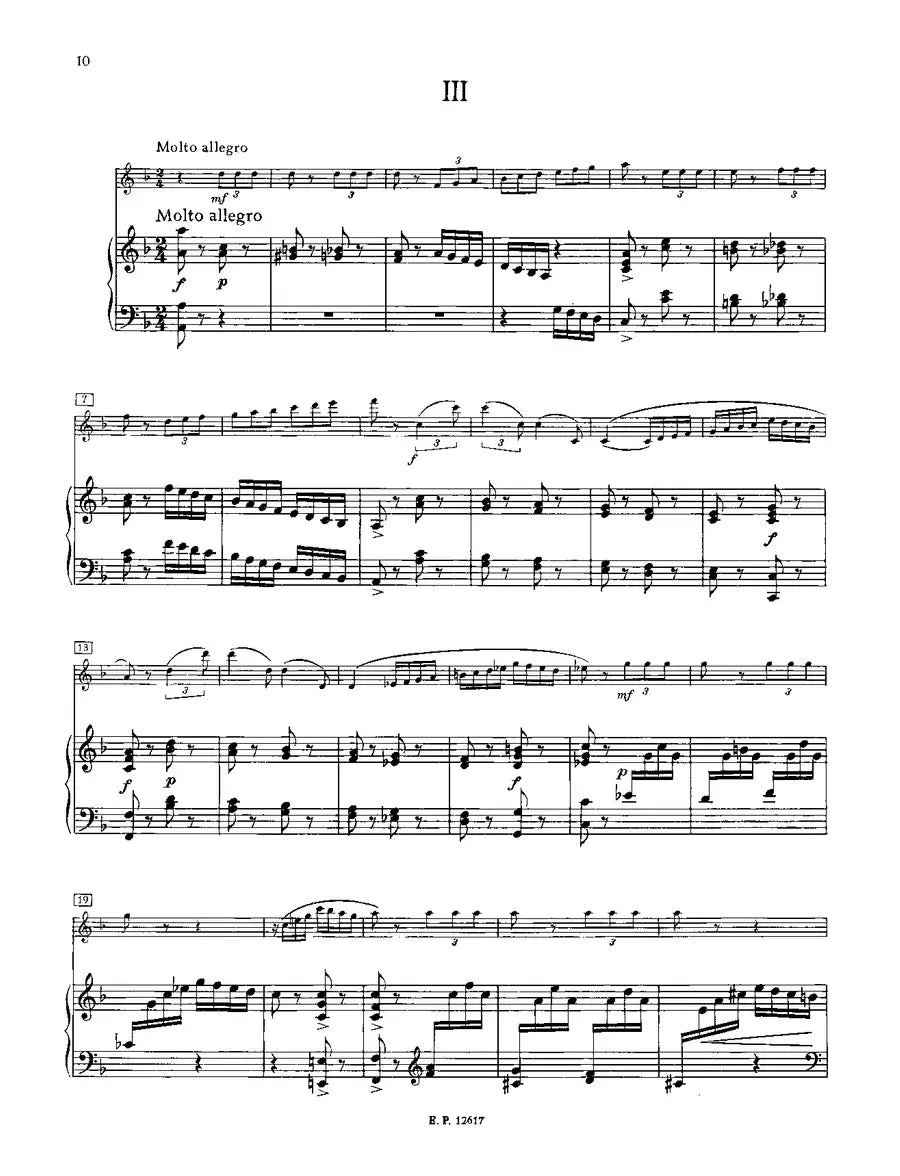 Saint-Saens - Sonata Op 166 Oboe/Piano Urtext Book