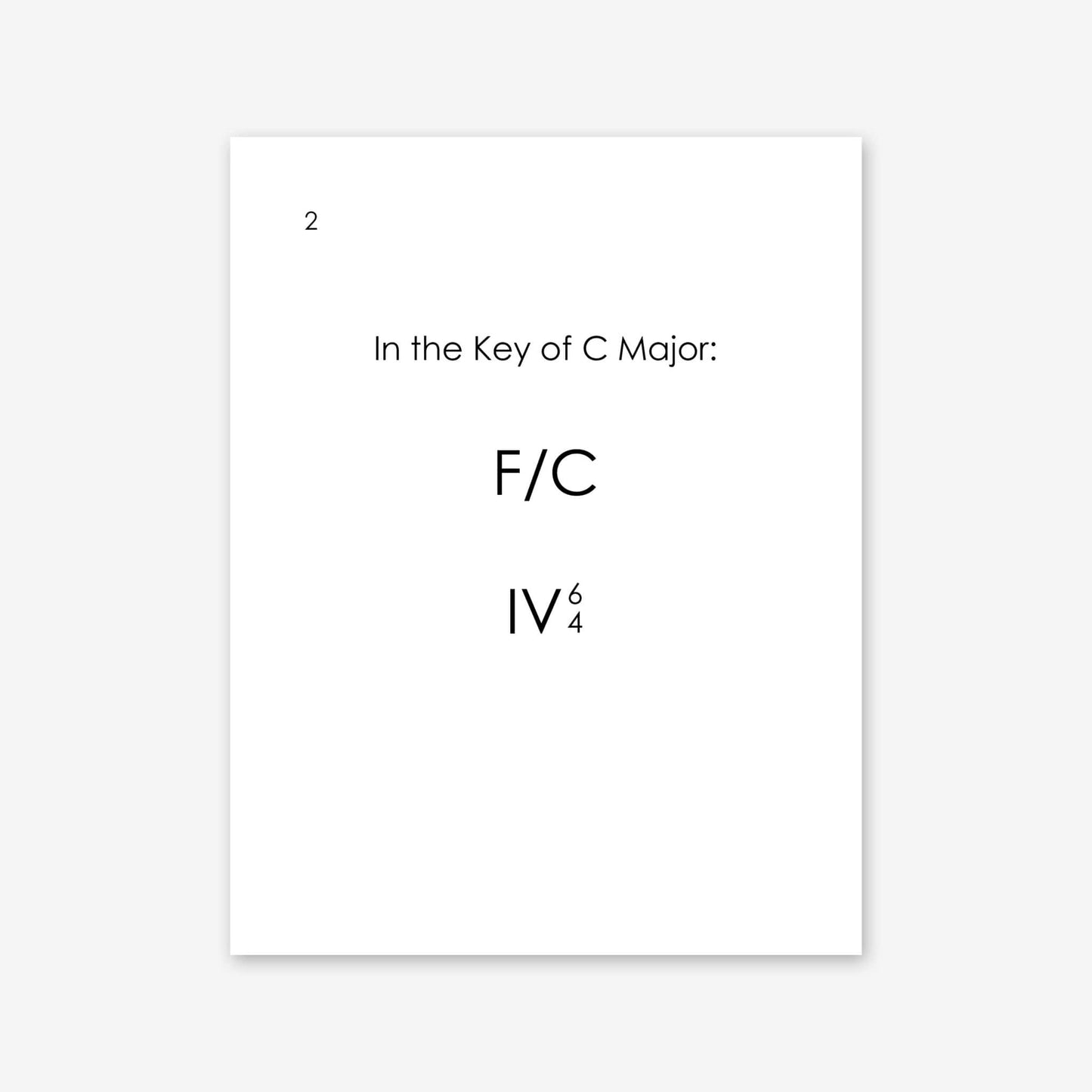 Piano Safari - Chord Progressions Cards (37 Cards)