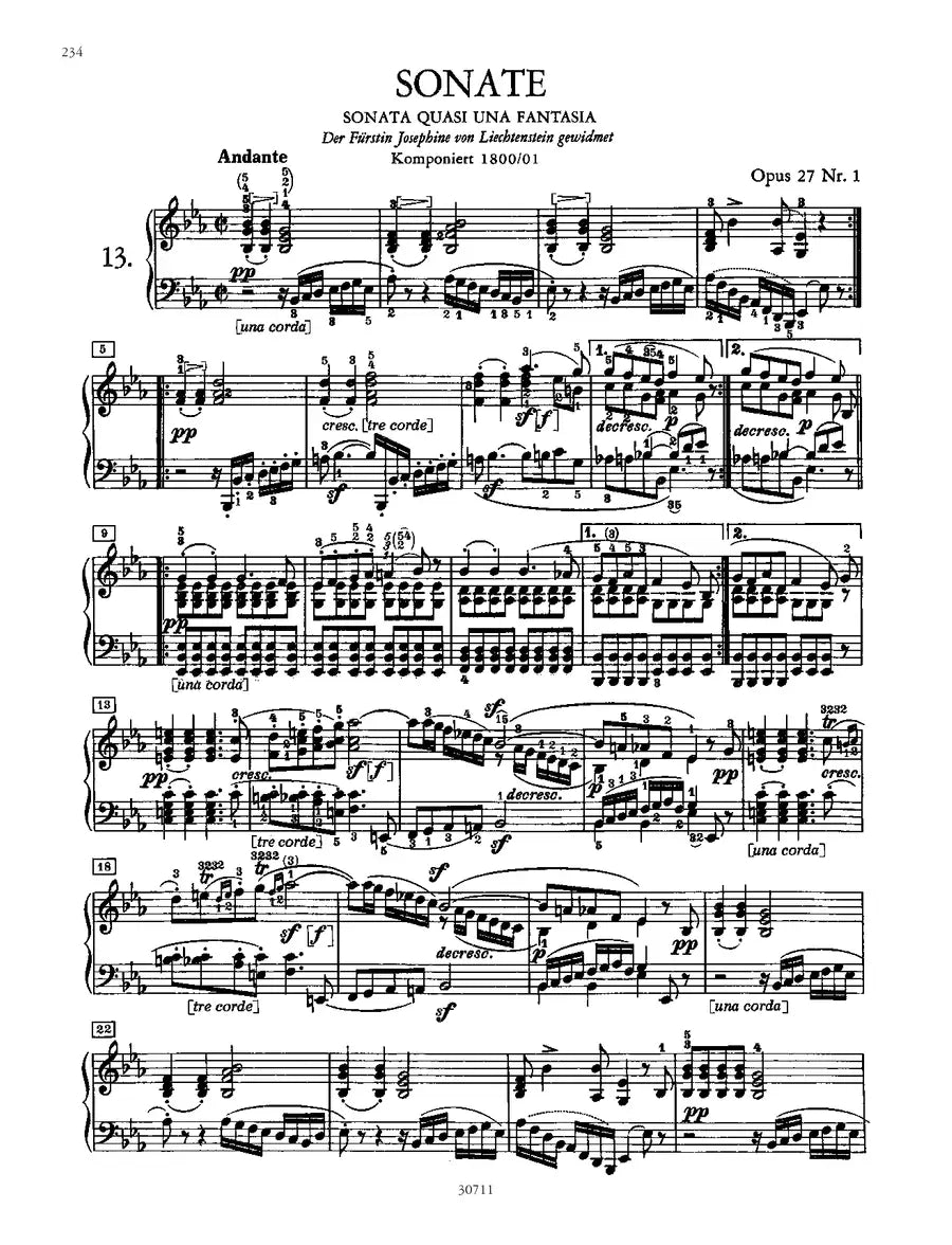Beethoven - Piano Sonatas Volume 1: Nos 1 to 15 Piano Solo Book