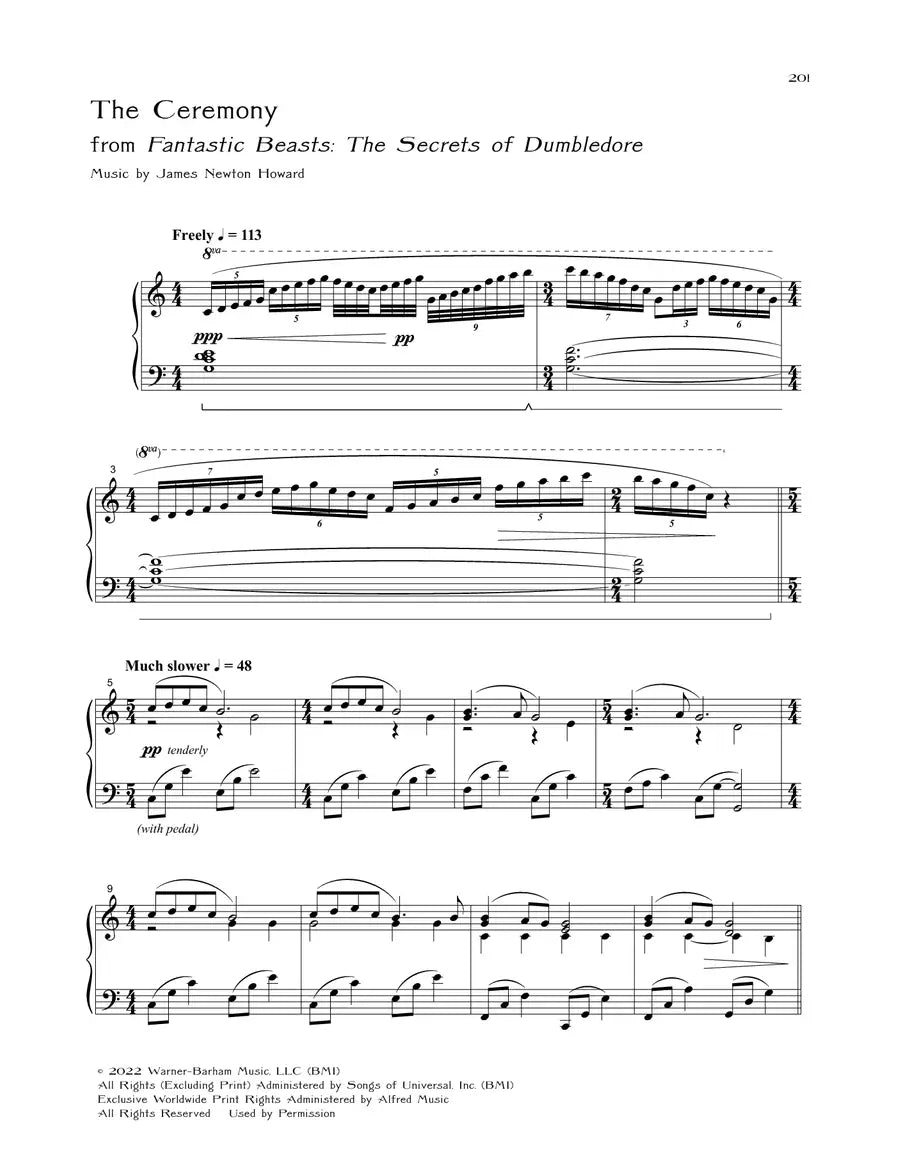 The Harry Potter Piano Anthology Book
