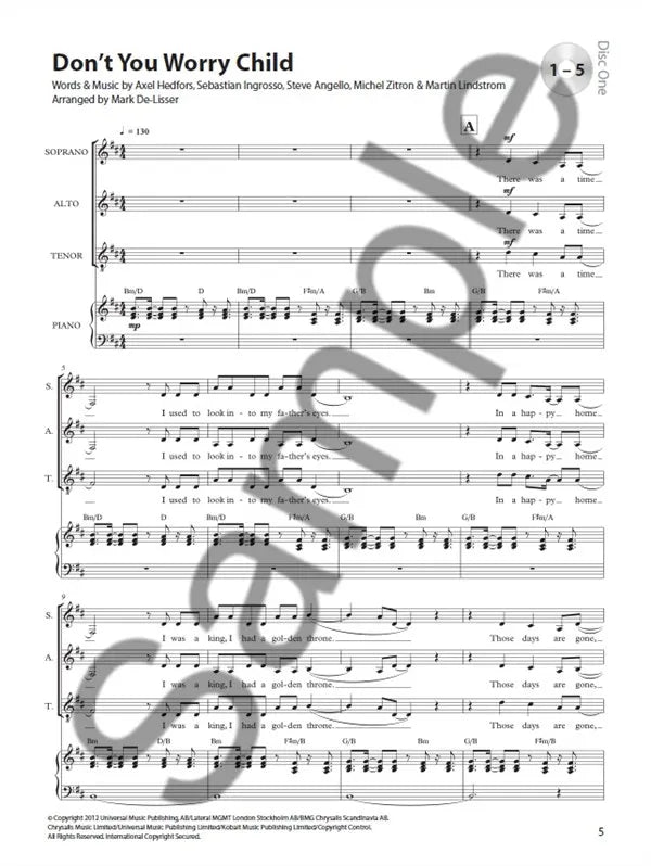 Sing Out - Book 3 Mixed Voice SAT Choirs Book and Audio