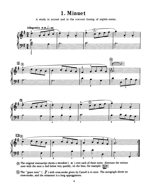 First Lessons In Bach For Piano Book
