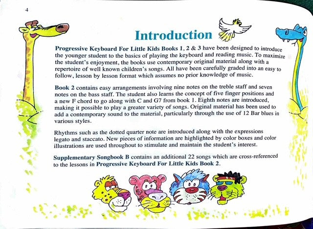 Progressive Keyboard For Little Kids - Songbook B (Book/Ola)