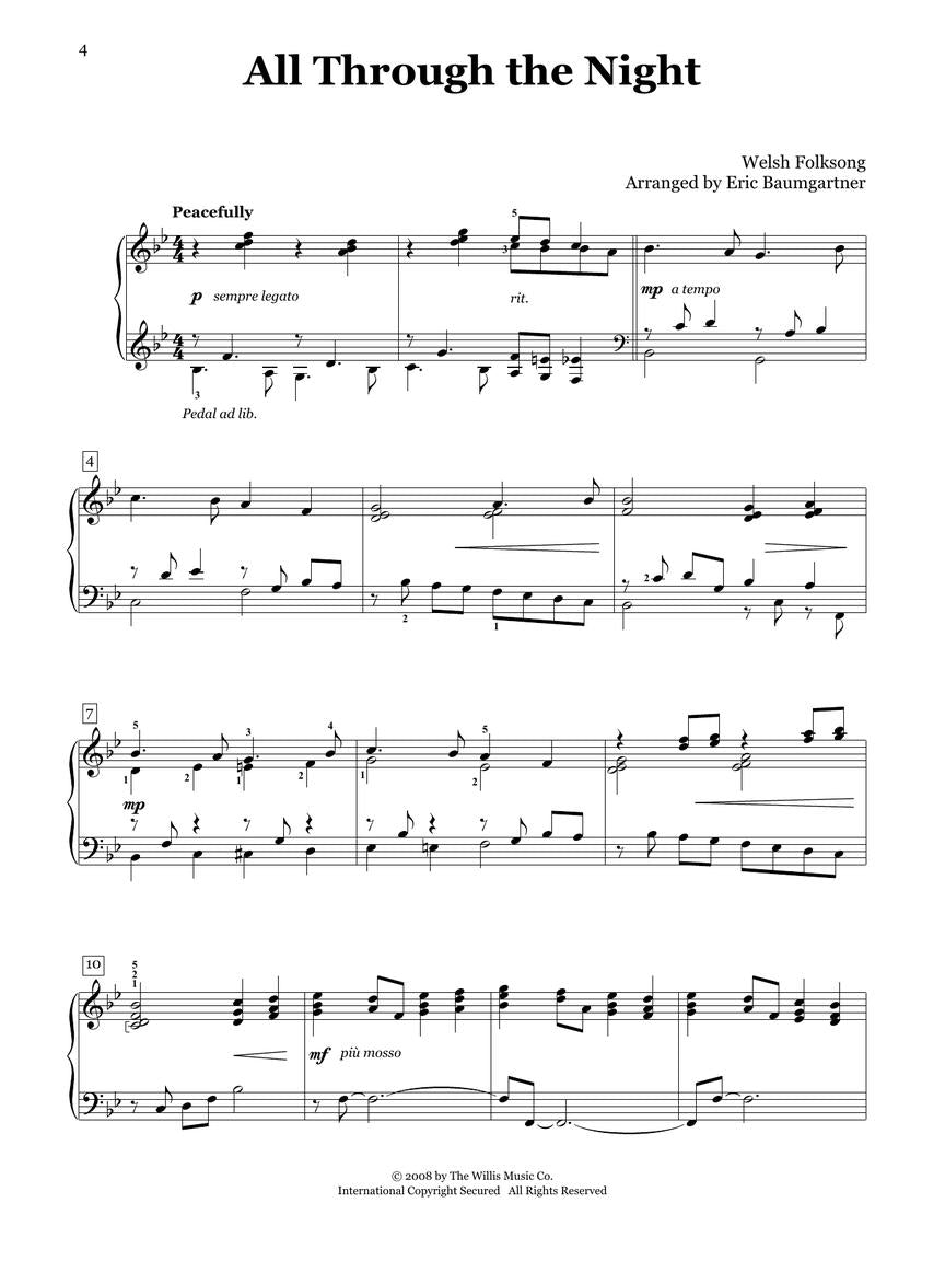Favorite Melodies For Jazz Piano Solo Arr Baugartner