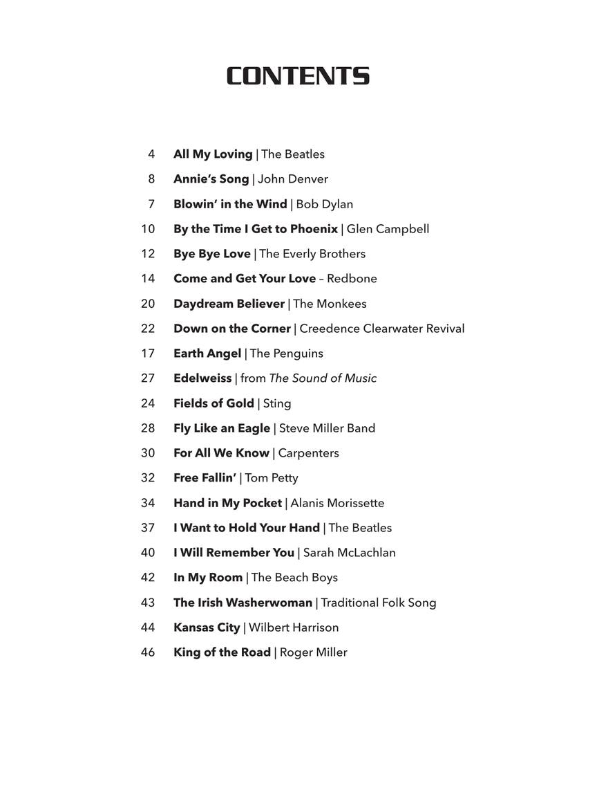 Simple Songs for Harmonica Book (40 Songs)