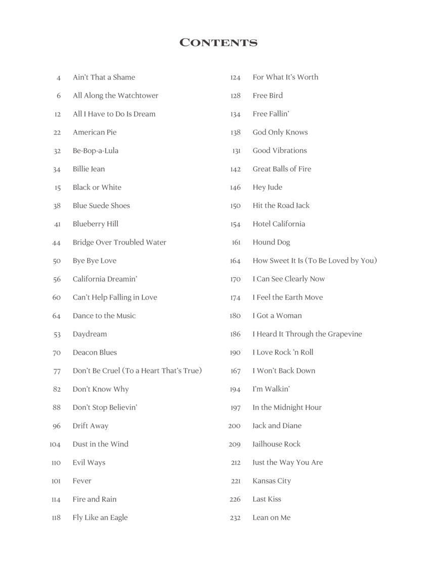 The Great American Songbook Pop/Rock Era - Piano/Vocal/Guitar Songbook