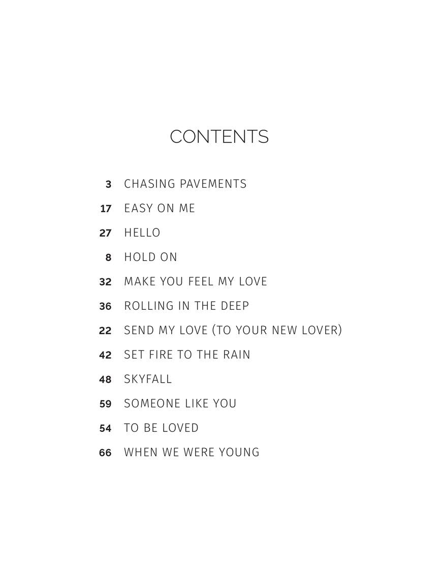 Best Of Adele For Big Note Piano 2Nd Edition