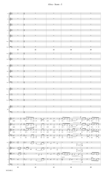 Glory Orchestral - Score And Parts
