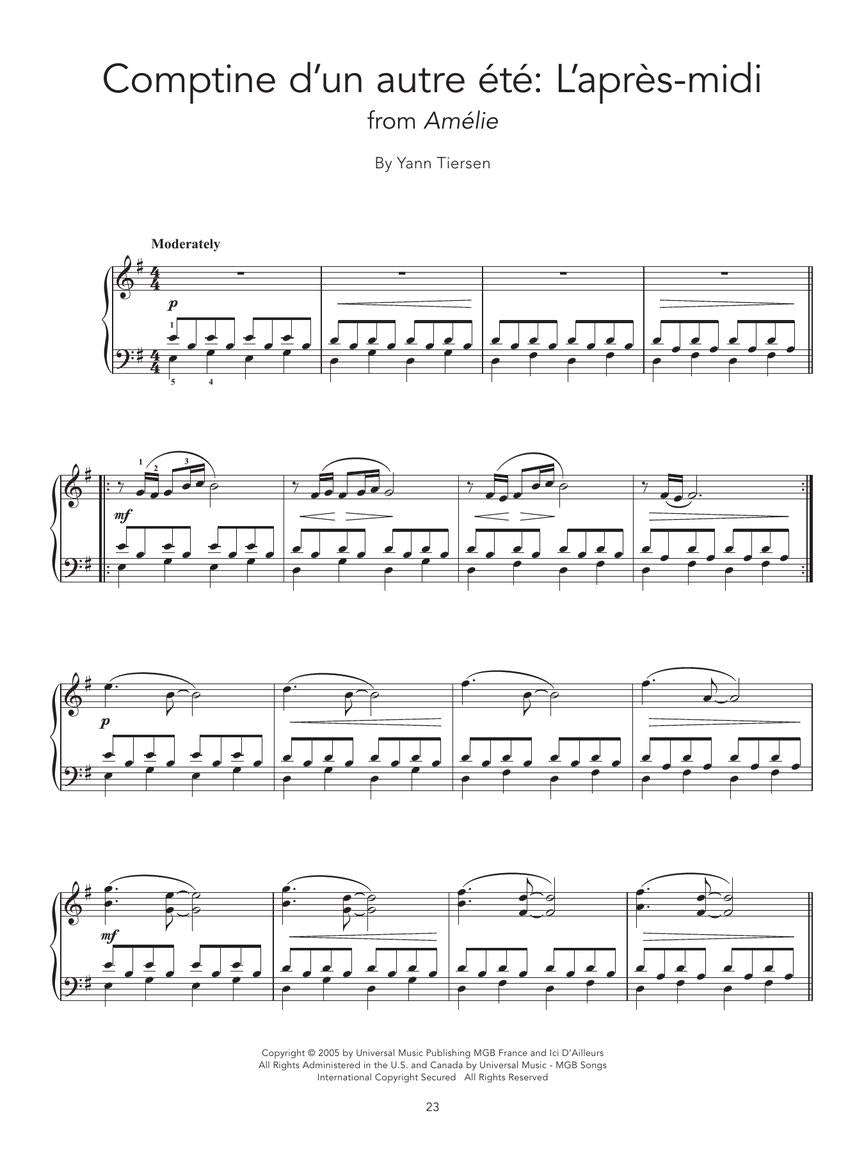 Peaceful Piano Solos Soundtracks Book (30 Songs)