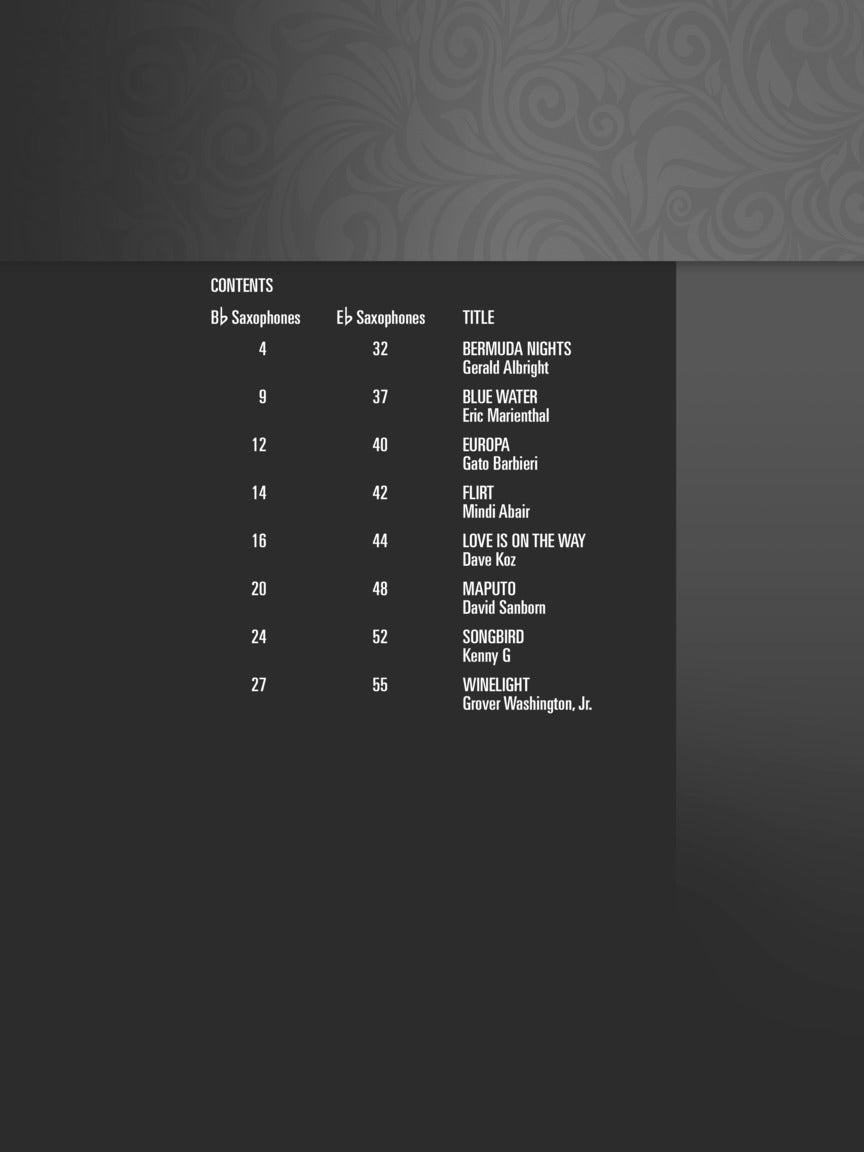 Smooth Jazz Sax Playalong V12 Bk/Ola